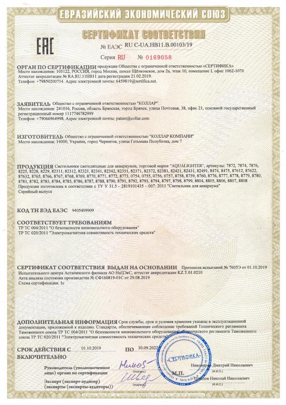 Диодные светильники COLLAR