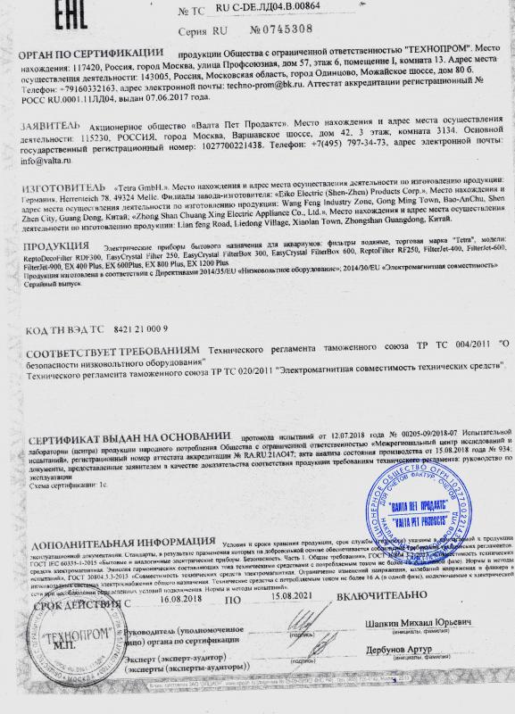 Фильтры Tetra 