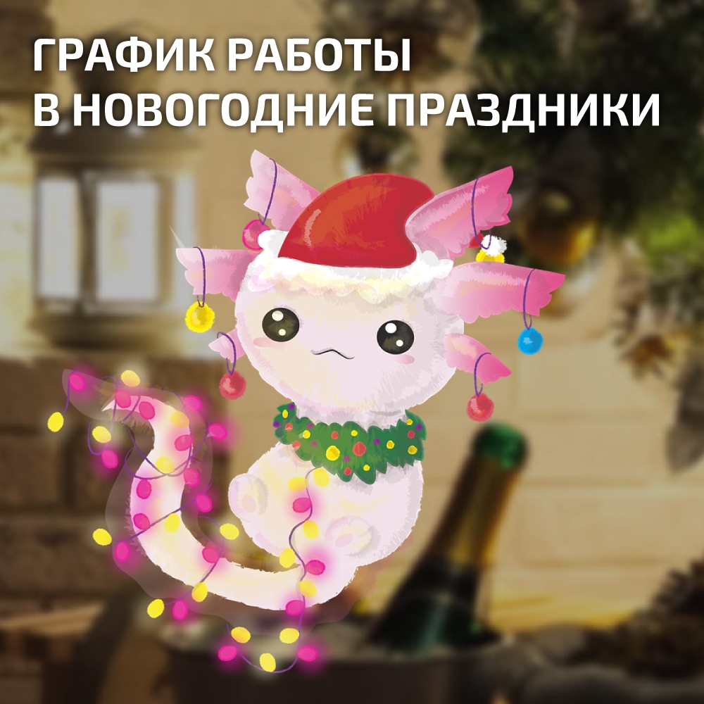 График работы в новогодние праздники График работы в новогодние праздники